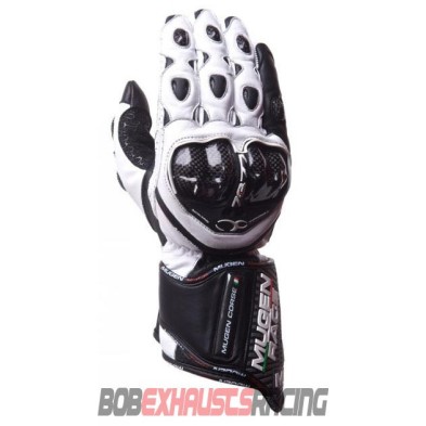 GLOVES MUGEN RACE BORNEW WHITE SIZE XS