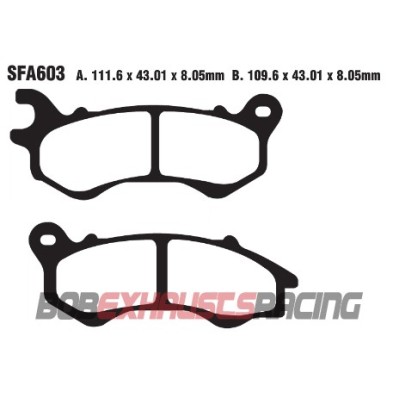 EBC BRAKE PADS SFA603HH