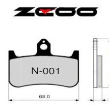 ZCOO BRAKE PADS N001 EXC ENDURANCE 2