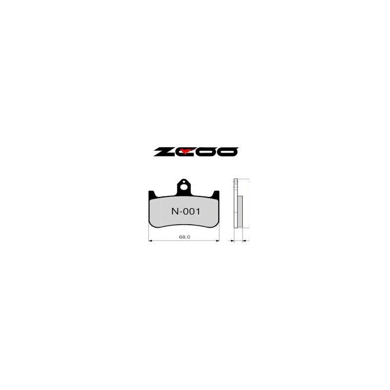 ZCOO BRAKE PADS N001 EXC ENDURANCE