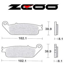 ZCOO BRAKE PADS N007 EX RACE 2