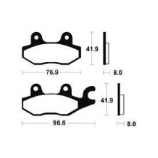 ZCOO BRAKE PAD S001 EX RACE 2
