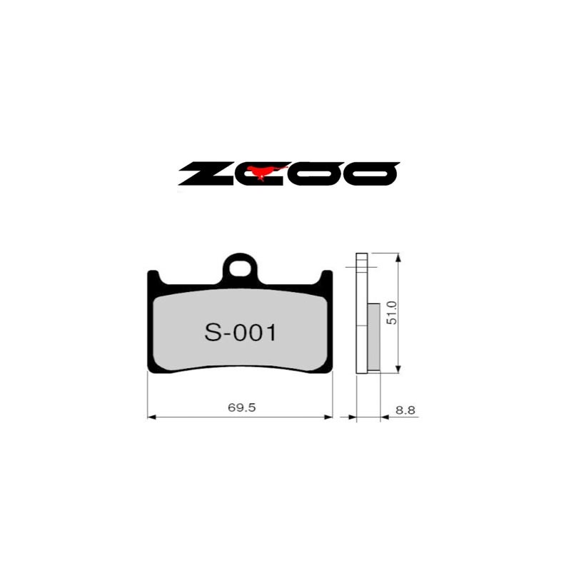 ZCOO PASTILLA DE FRENO S001 EXC ENDURANCE