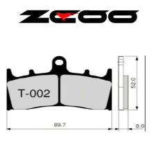 ZCOO BRAKE PADS T002 EXC ENDURANCE 2