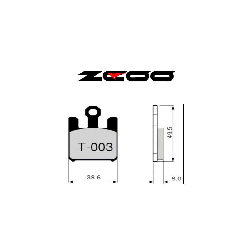 ZCOO BRAKE PADS T003 EX RACE