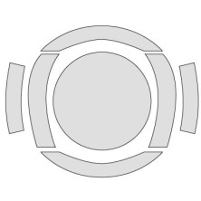 EAZI-GRIP PROTECTOR DASHBOARD TRIUMPH ROCKET 3 20-24/SCRAMBLER 1200 19-24