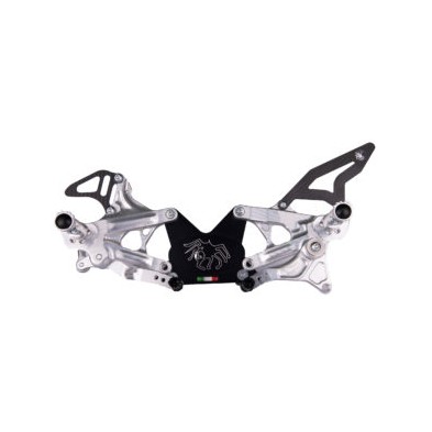 SPIDER SILVER REAR SETS ZX10R 16-26