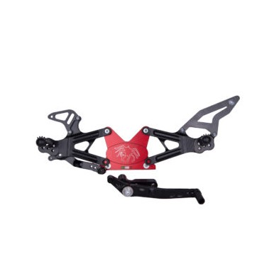 SPIDER SILVER REAR SETS R1 15-24