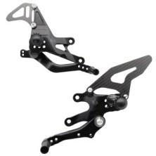 SPIDER SILVER REAR SETS R7 21-24