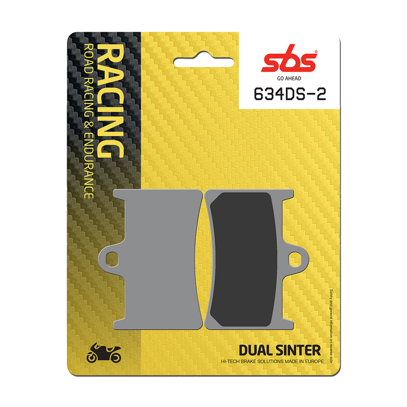 SBS DUAL SINTER PADS 634DS-2