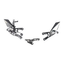 LIGHTECH REAR SETS HONDA CBR 600RR 07-16 WITH FOLD UP FOOT PEG