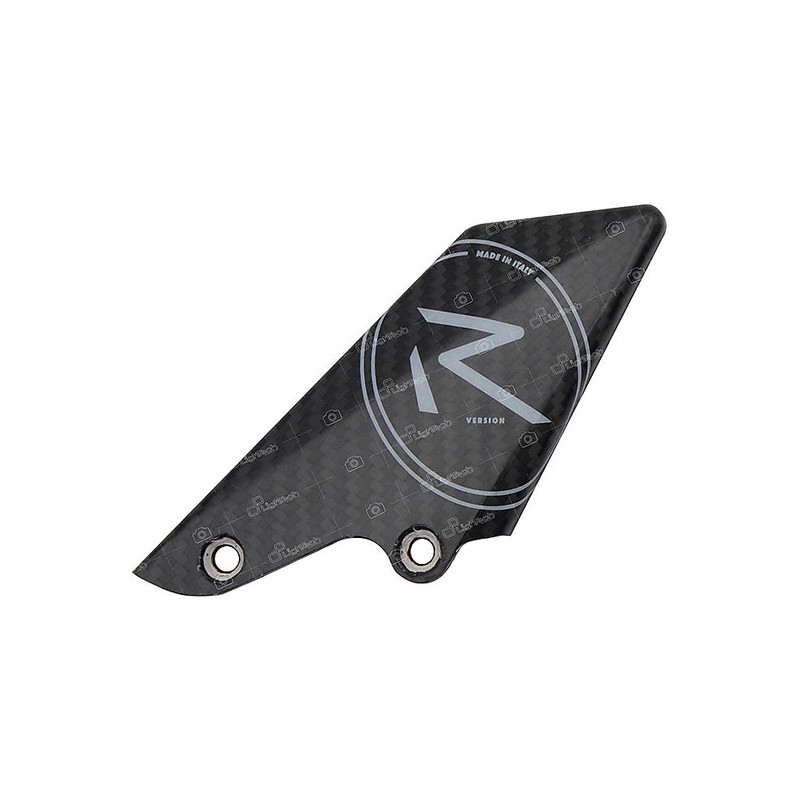 LIGHTECH CARBON HEEL GUARD LEFT SIDE WITH LOGO