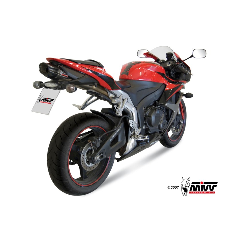 MIVV SUONO STAINLESS STEEL DARK EXHAUST CBR600RR 07-12 UH.037.L9