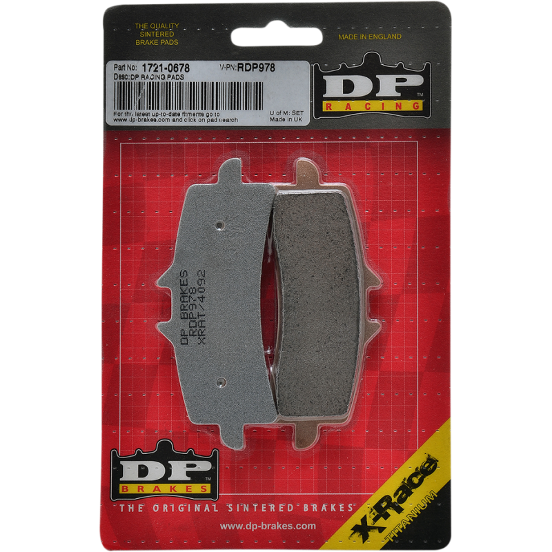 DP RACING BRAKE PAD RDP978