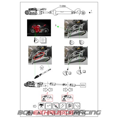 DOMINO QUICK SHIFTER RACING PANIGALE V2