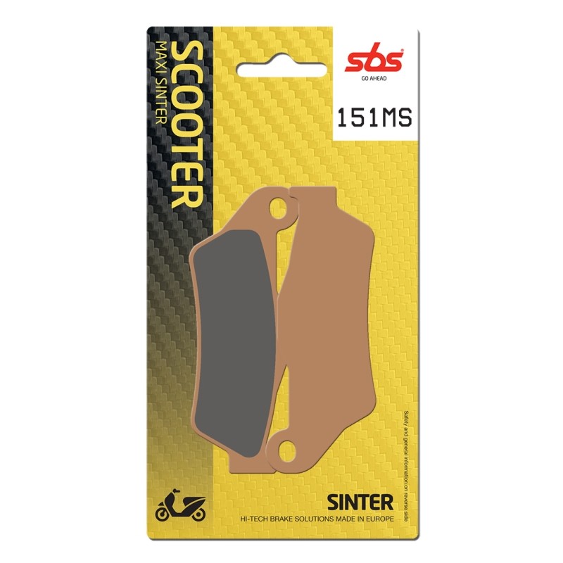 SBS SCOOTER PADS MS-SINTER PIAGGIO VESPA VESPA