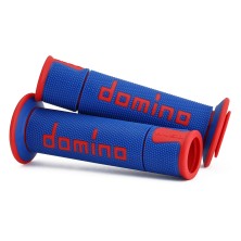 DOMINO GRIPS ON ROAD BLUE/RED