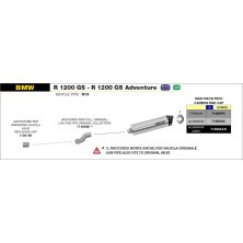 ARROW ADAPTER 11001MI / BMW R 1200 GS - GS Adventure '10/12 2