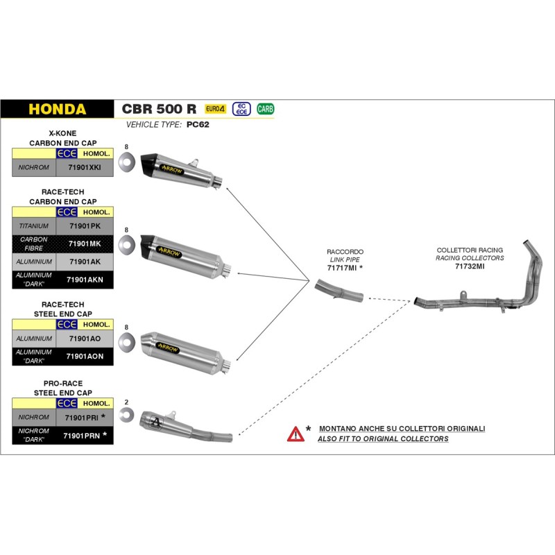 colectores racing 71732MI