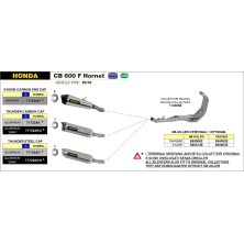 ARROW Collector 71446MI / Honda CB 600 F Hornet '07/13 2