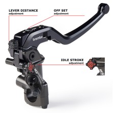 BREMBO RCS19 BRAKE PUMP CORSA CORTA RR 2