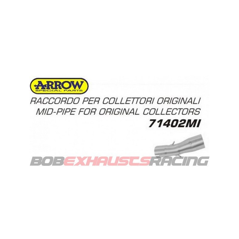 ARROW Codo 71402MI / Kawasaki Ninja 250 R 09/12