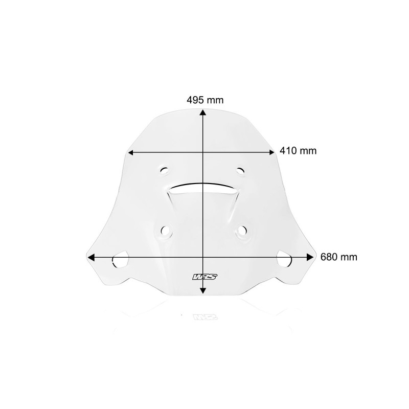 WRS CUPULA TOURING PLUS TUAREG 660 22-24 TRANSPARENTE