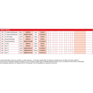 RAPID BIKE RACING MOTO GUZZI KRBRAC0