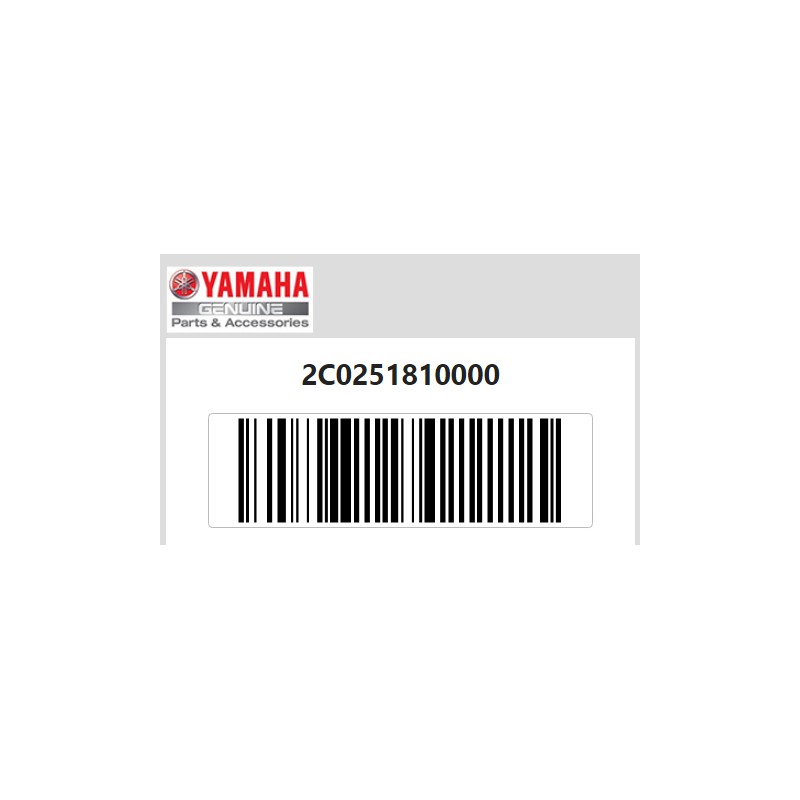 YAMAHA ORIGINAL WHEEL AXLE 2C0-25181-00