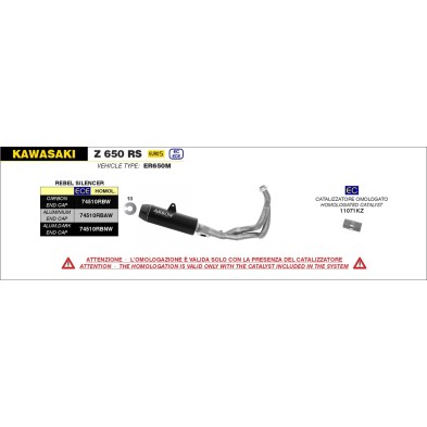 ARROW SISTEMA COMPLETO REBEL 74510