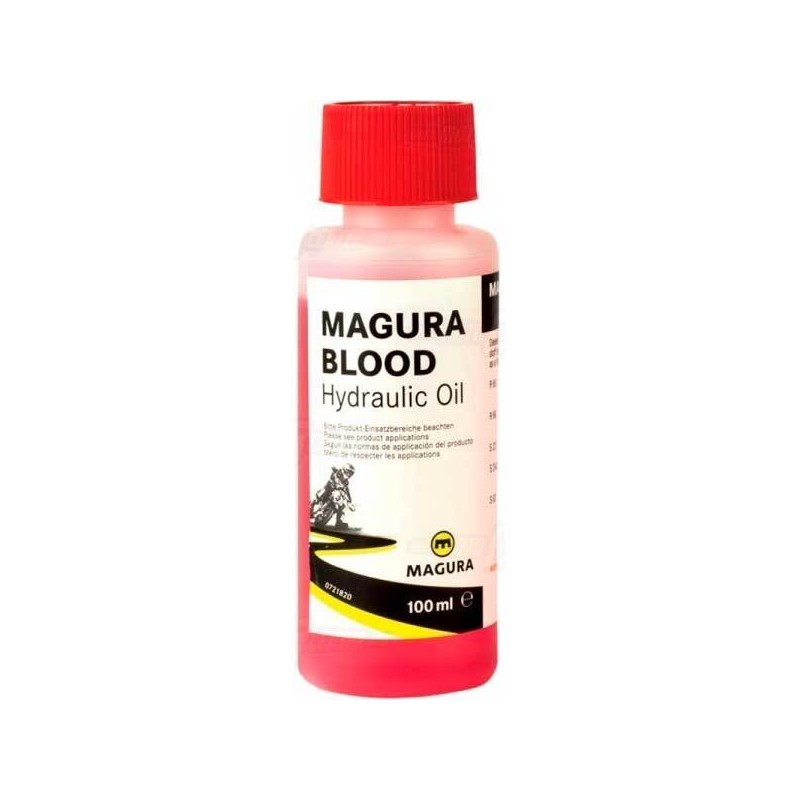 Red hydraulic oil Magura 100ml