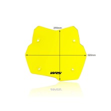 WRS PANTALLA STANDARD BMW F 750 GS 2018-2023/F800 GS 2024 AMARILLA 2