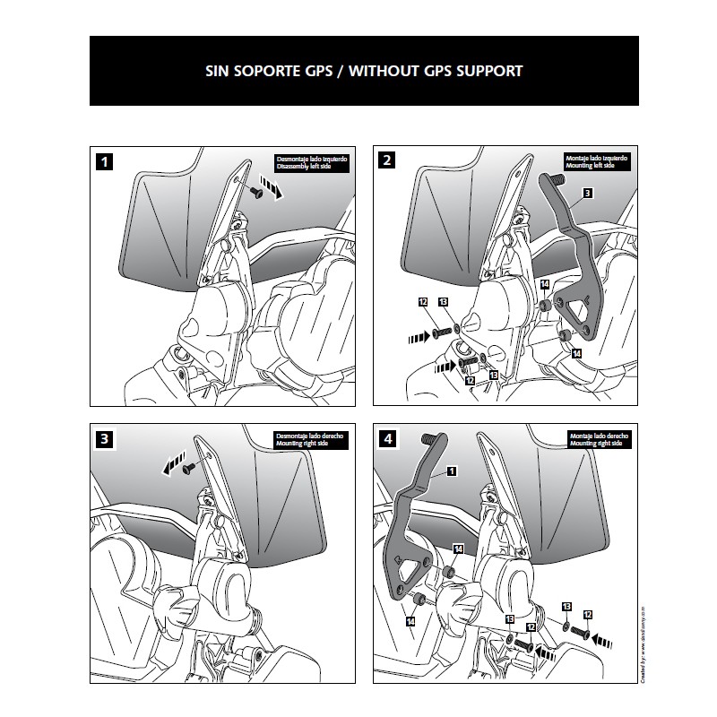 PUIG REINFORCEMENT SUPPORT 7566N
