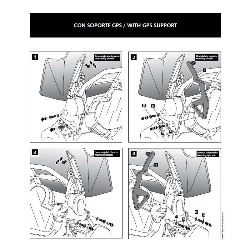 PUIG REINFORCEMENT SUPPORT 7566N