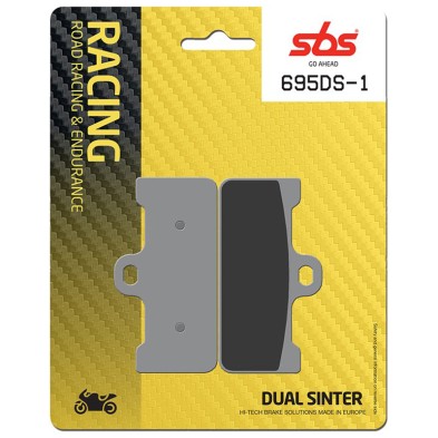 SBS PASTILLAS DE COMPETICION DUAL SINTER 695DS-1