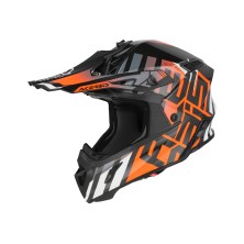 ACERBIS STEEL CARBON HELMET 22-06 FLUO ORANGE/BLACK