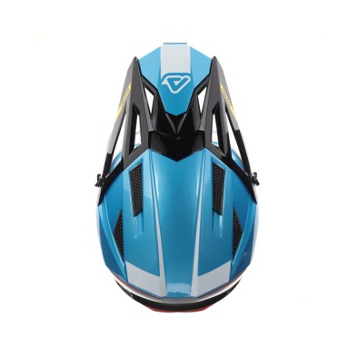 ACERBIS T711 HELMET LIGHT BLUE/WHITE