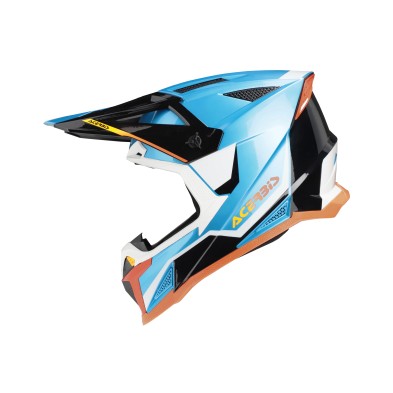 ACERBIS T711 HELMET LIGHT BLUE/WHITE