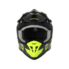 ACERBIS LINEAR 22-06 HELMET BLACK / FUOR YELLOW MATT 2
