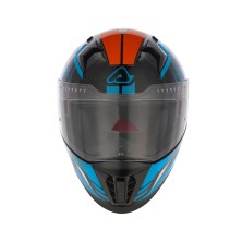 ACERBIS CASCO X-WAY GRAPHIC AZUL / NARANJA BRILLO 2