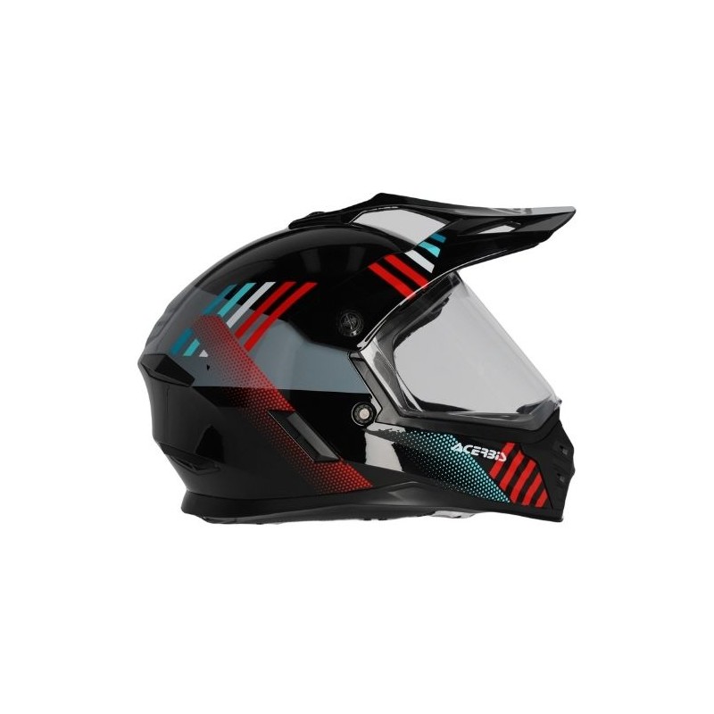 ACERBIS CASCO RIDER JUNIOR NEGRO / ROJO BRILLO