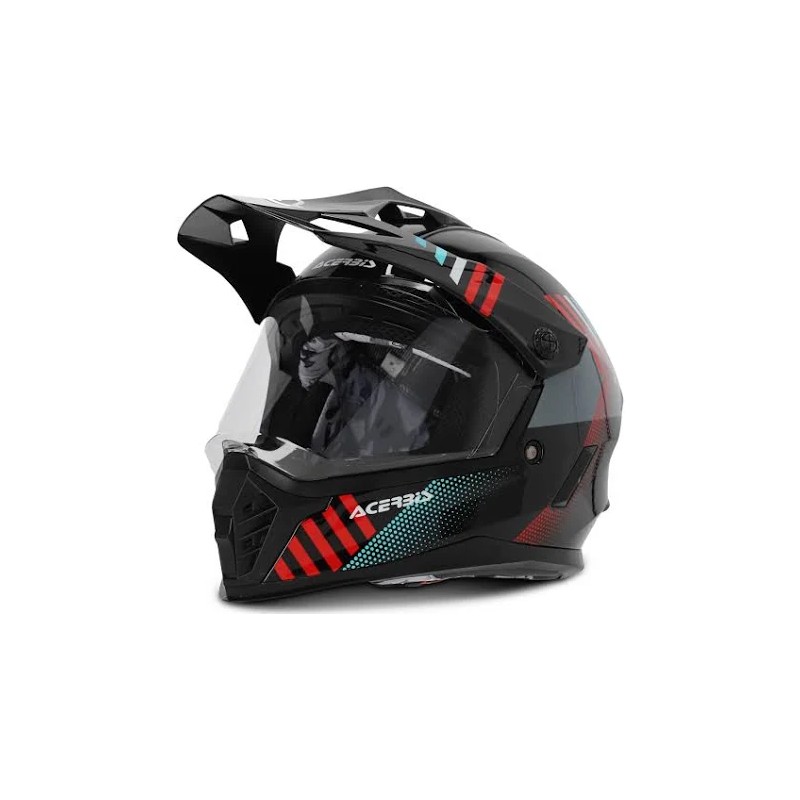 ACERBIS RIDER JUNIOR HELMET BLACK / GLOSS RED