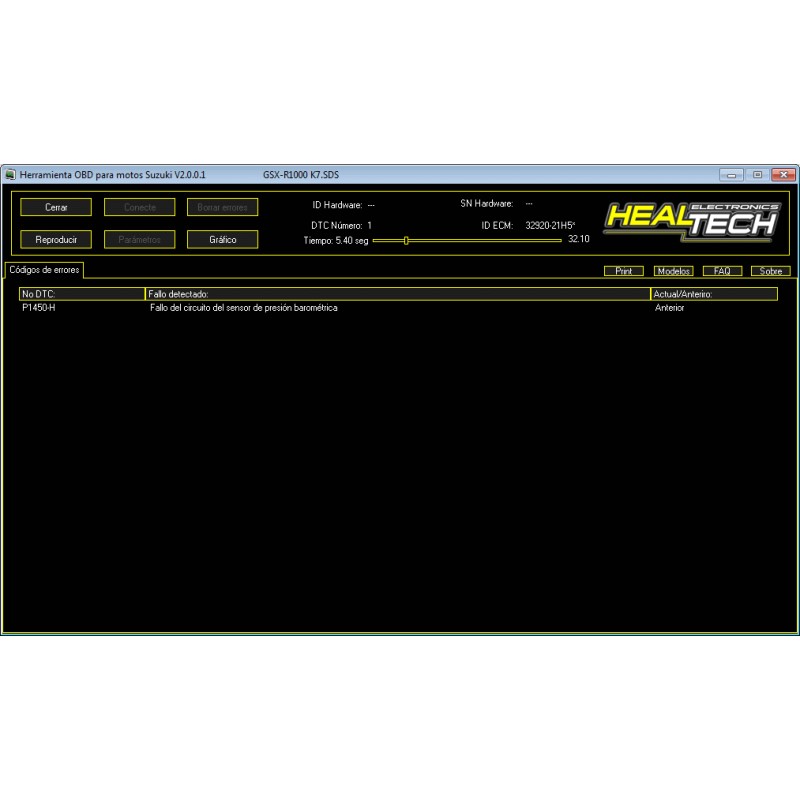 HEALTECH HERRAMIENTA OBD DIAGNOSIS SUZUKI HT-OBD-S01