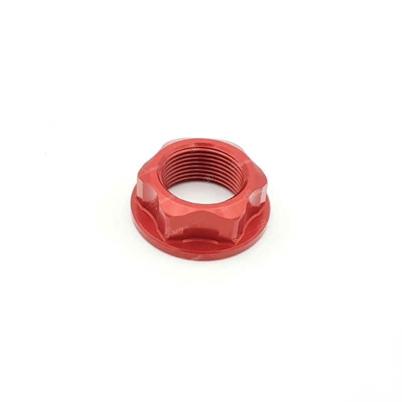 Special nut 24 X 1,50 Ergal - D013ROS / RED