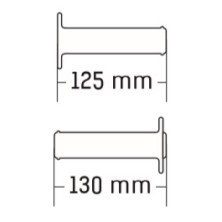 DOMINO GRIPS D100 BLACK COLOUR D-LOCK D10046C4000A9 2