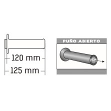 DOMINO PUÑOS D100 COLOR AZUL D-LOCK  D10046C4800A9 2