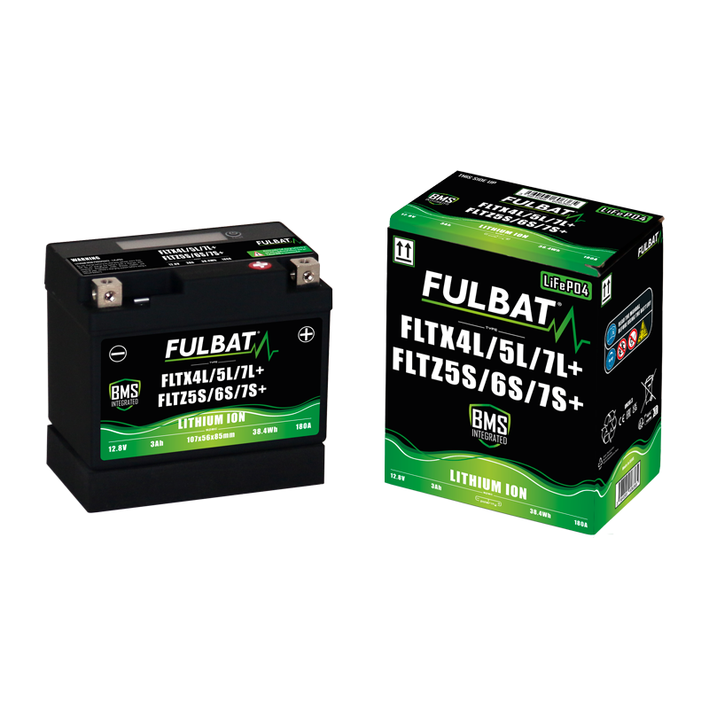FULBAT BATERIA DE LITIO FLTX4L/5L/7L+ - FLTZ5S/6S/7S+