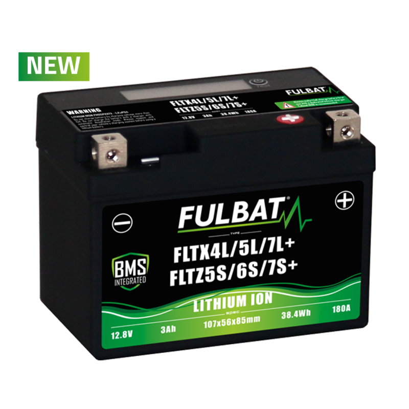 FULBAT BATERIA DE LITIO FLTX4L/5L/7L+ - FLTZ5S/6S/7S+