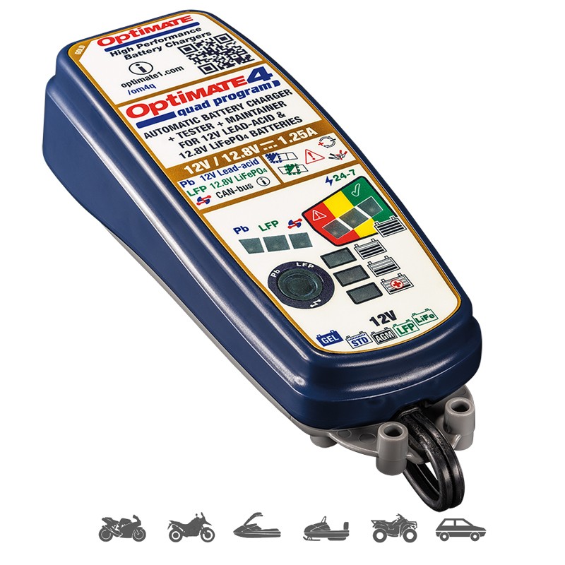 OPTIMATE 4 QUAD PROGRAM PREMIUM TM630-PR BATTERY CHARGER/MAINTAINER