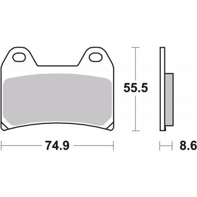 BREMBO RACING BRAKE PADS 07BB19LA